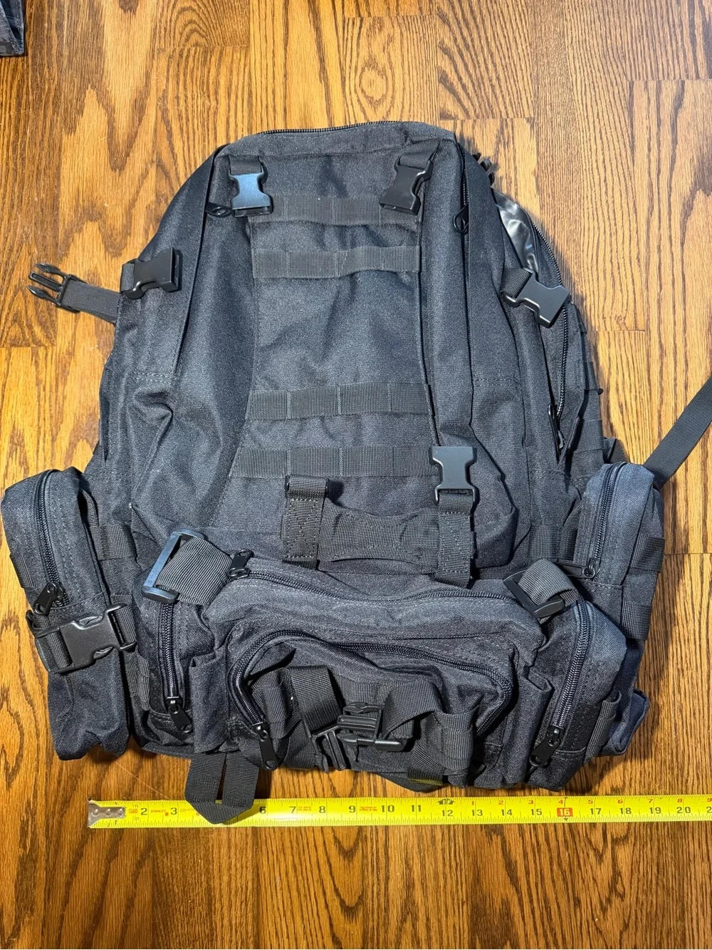 Tactical Black Men's Utility Backpack